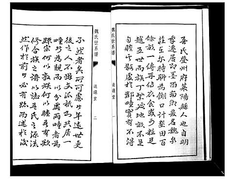 [魏]魏氏世系谱 (山东) 魏氏世系谱_一.pdf