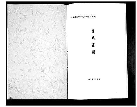 [李]李氏家谱_不分卷 (山西) 李氏家谱.pdf