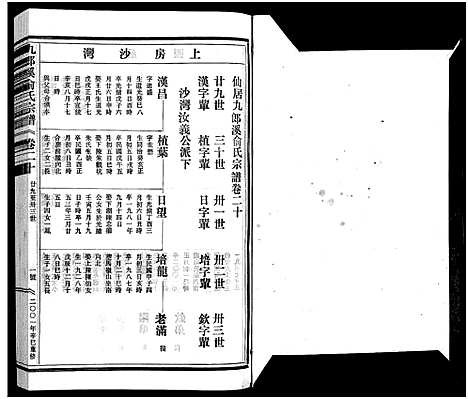 [俞]九郎溪俞氏宗谱_24卷 (浙江) 九郎溪俞氏家谱_二十.pdf