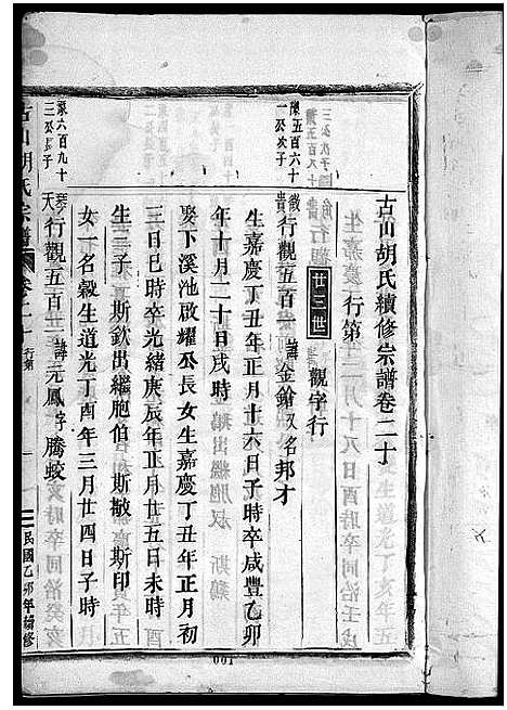 [胡]古山胡氏宗谱 (浙江) 古山胡氏家谱_六.pdf