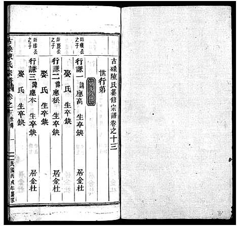 [陈]古磉陈氏宗谱_24卷 (浙江) 古磉陈氏家谱_十四.pdf