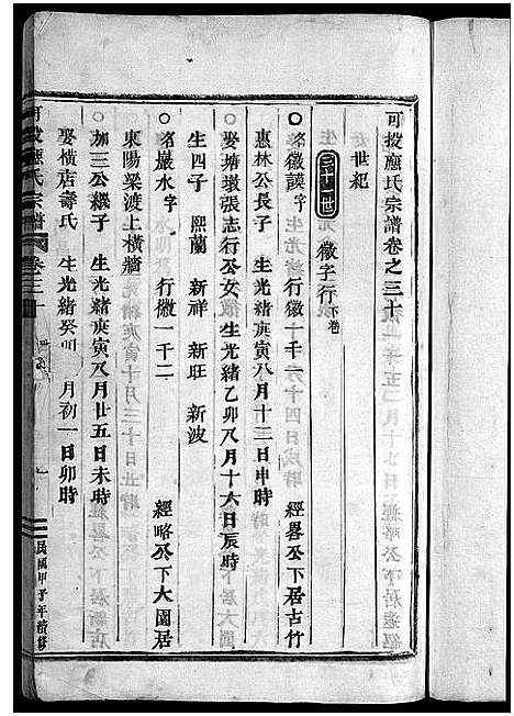 [应]可投应氏宗谱_残卷 (浙江) 可投应氏家谱_十四.pdf