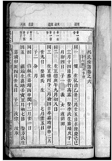 [吕]吕氏宗谱_卷数不详 (浙江) 吕氏家谱_三.pdf