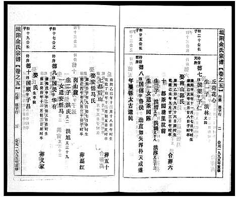 [多姓]坦阳金氏宗谱_20卷 (浙江) 坦阳金氏家谱_五.pdf