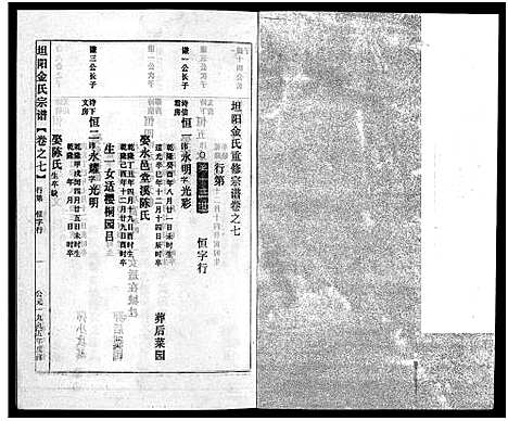 [多姓]坦阳金氏宗谱_20卷 (浙江) 坦阳金氏家谱_七.pdf