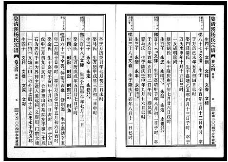 [杨]婺清溪杨氏宗谱_4卷 (浙江) 婺清溪杨氏家谱_四.pdf