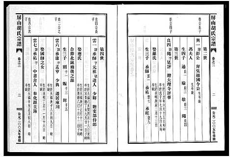 [胡]屏山胡氏宗谱_4卷 (浙江) 屏山胡氏家谱_三.pdf