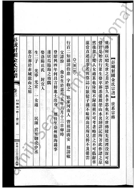 [金]彭城射圃金氏宗谱_5卷 (浙江) 彭城射圃金氏家谱_三.pdf