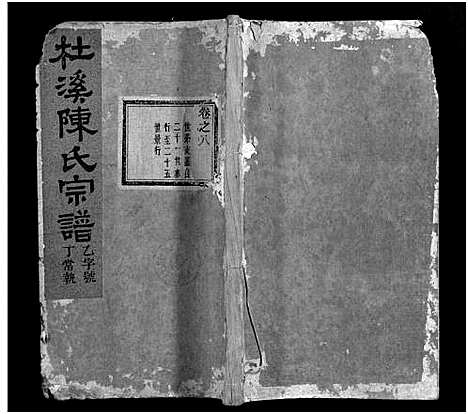 [陈]杜溪陈氏宗谱_24卷首1卷 (浙江) 杜溪陈氏家谱_九.pdf