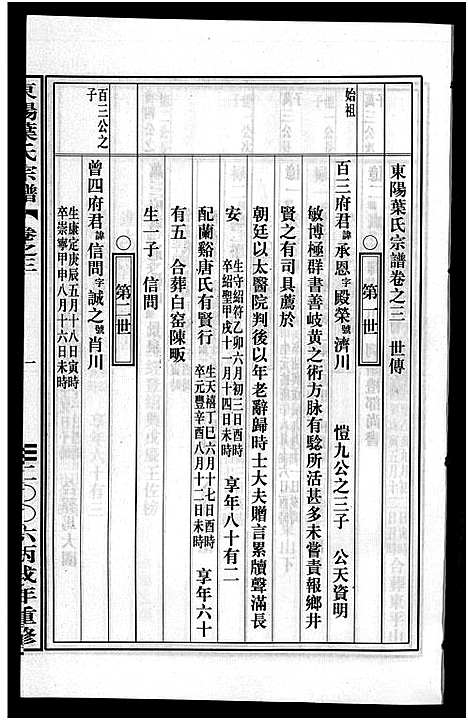 [叶]东阳叶氏宗谱_6卷 (浙江) 东阳叶氏家谱_三.pdf