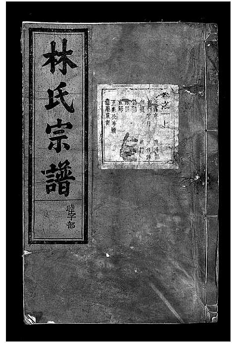 [林]林氏宗谱_8卷 (浙江) 林氏家谱_一.pdf