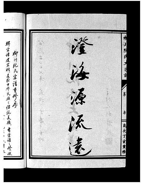 [阮]柳川阮氏大宗谱_不分卷 (浙江) 柳川阮氏大家谱_一.pdf