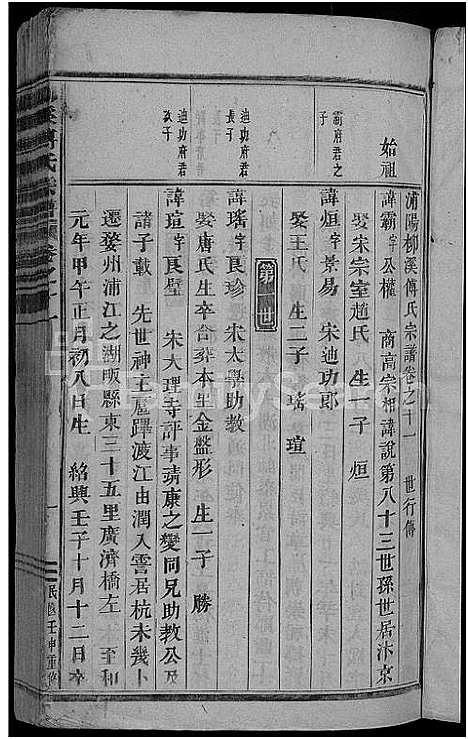 [傅]柳溪傅氏宗谱_22卷 (浙江) 柳溪傅氏家谱_十一.pdf