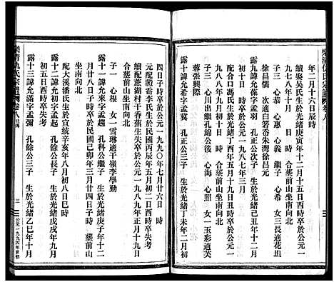 [仇]乐清仇氏大宗谱_10卷_附1卷 (浙江) 乐清仇氏大家谱_九.pdf