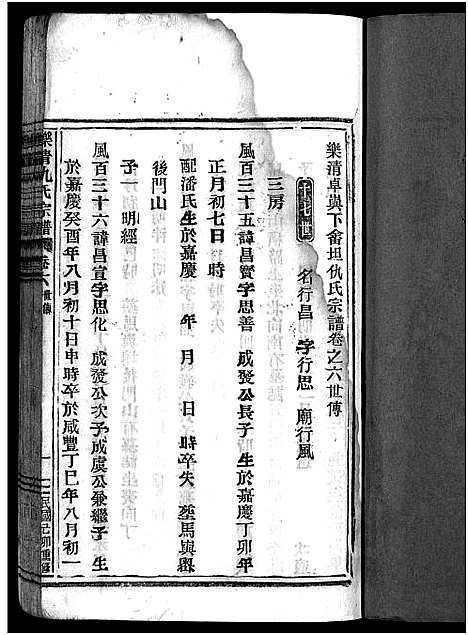 [仇]乐清仇氏大宗谱_7卷 (浙江) 乐清仇氏大家谱_六.pdf