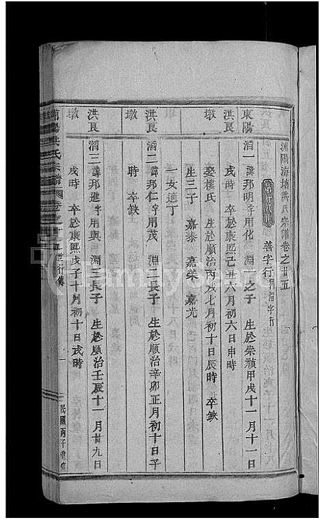 [洪]浦阳海塘洪氏宗谱_29卷 (浙江) 浦阳海塘洪氏家谱_二十八.pdf