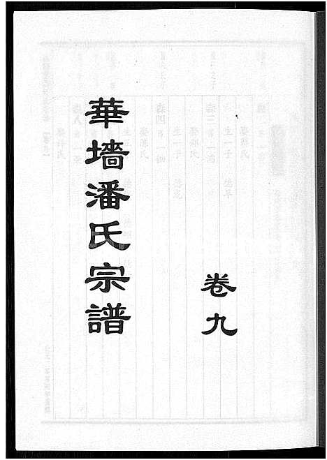 [潘]浦阳华墻潘氏宗谱_24卷 (浙江) 浦阳华墻潘氏家谱_八.pdf