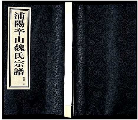 [魏]浦阳辛山魏氏宗谱_5卷 (浙江) 浦阳辛山魏氏家谱_一.pdf