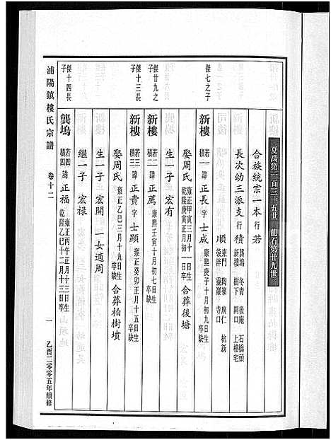 [楼]浦阳镇楼氏宗谱_13卷 (浙江) 浦阳镇楼氏家谱_十二.pdf