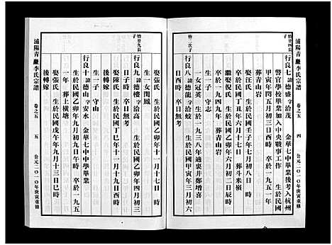 [李]浦阳青巖李氏宗谱_5卷 (浙江) 浦阳青巖李氏家谱_五.pdf