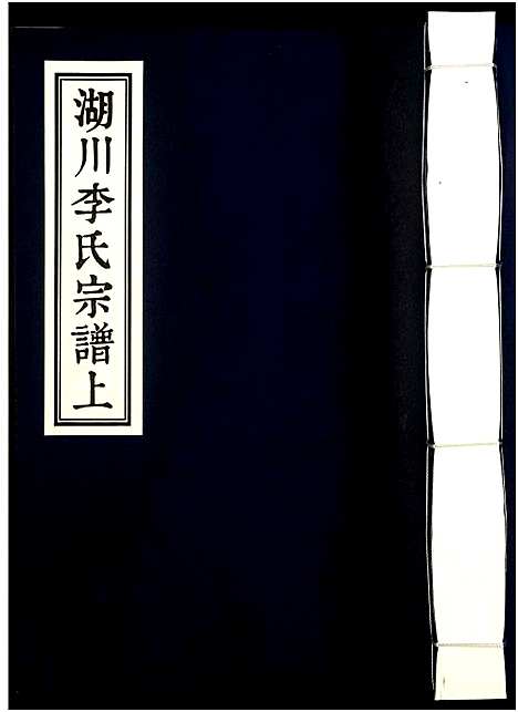 [李]湖川李氏宗谱 (浙江) 湖川李氏家谱_一.pdf