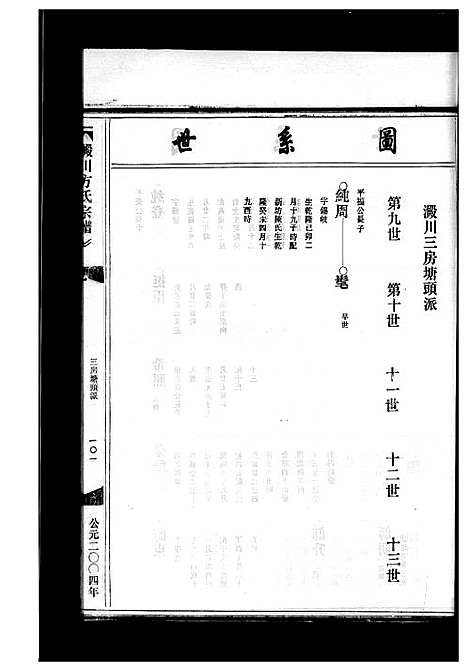 [方]淀川方氏宗谱_卷数不详 (浙江) 淀川方氏家谱_三.pdf