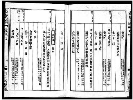 [杨]玉峯杨氏宗谱_4卷 (浙江) 玉峯杨氏家谱_三.pdf