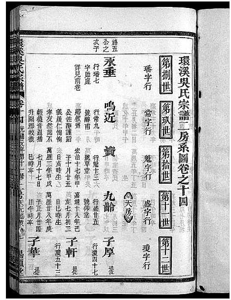 [吴]环溪吴氏十四修宗谱_22卷 (浙江) 环溪吴氏十四修家谱_十四.pdf