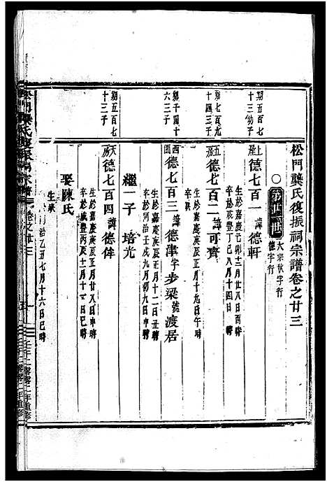 [龚]义乌松门龚氏宗谱_34卷 (浙江) 义乌松门龚氏家谱_二十六.pdf