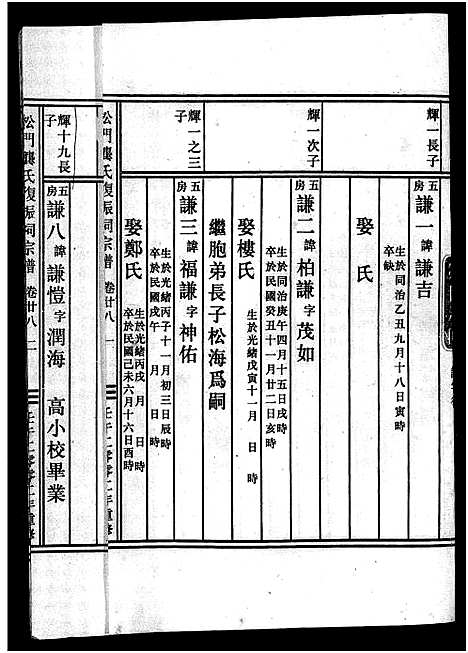 [龚]义乌松门龚氏宗谱_34卷 (浙江) 义乌松门龚氏家谱_三十五.pdf