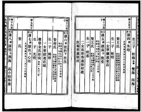 [龚]义乌松门龚氏宗谱_34卷 (浙江) 义乌松门龚氏家谱_三十五.pdf