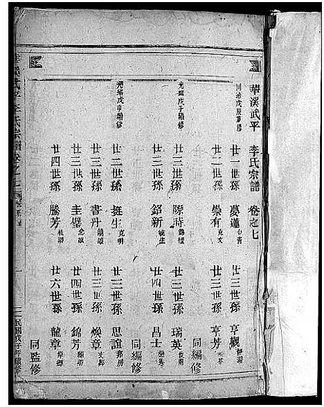 [李]舘头李氏宗谱_31卷首1卷 (浙江) 舘头李氏家谱_五.pdf