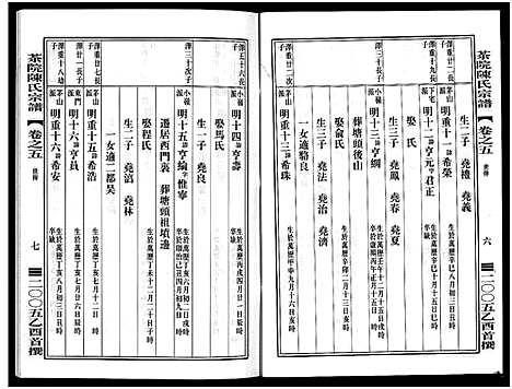 [陈]茶院陈氏宗谱_6卷 (浙江) 茶院陈氏家谱_五.pdf