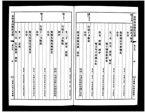 [杨]金华龙山杨氏宗谱_10卷 (浙江) 金华龙山杨氏家谱_九.pdf