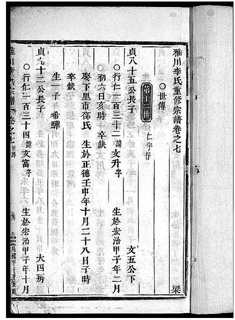 [李]雅川李氏宗谱_16卷_末2卷 (浙江) 雅川李氏家谱_八.pdf